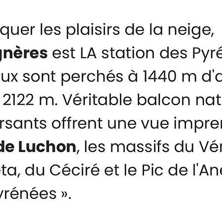 Apartmán Plein Sud *
